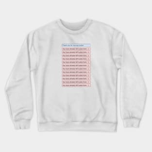 Kudos Crewneck Sweatshirt